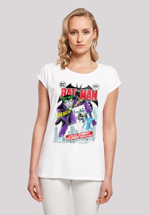 DC COMICS BATMAN JOKER PLAYING CARD CO - Print T-shirt - white