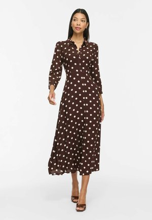 VILA, VILA - Robe longue - coffee bean