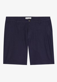 LINEN MIX - Kratke hlače - dark blue
