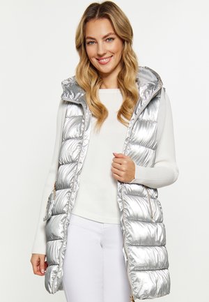 Weste - silver-coloured