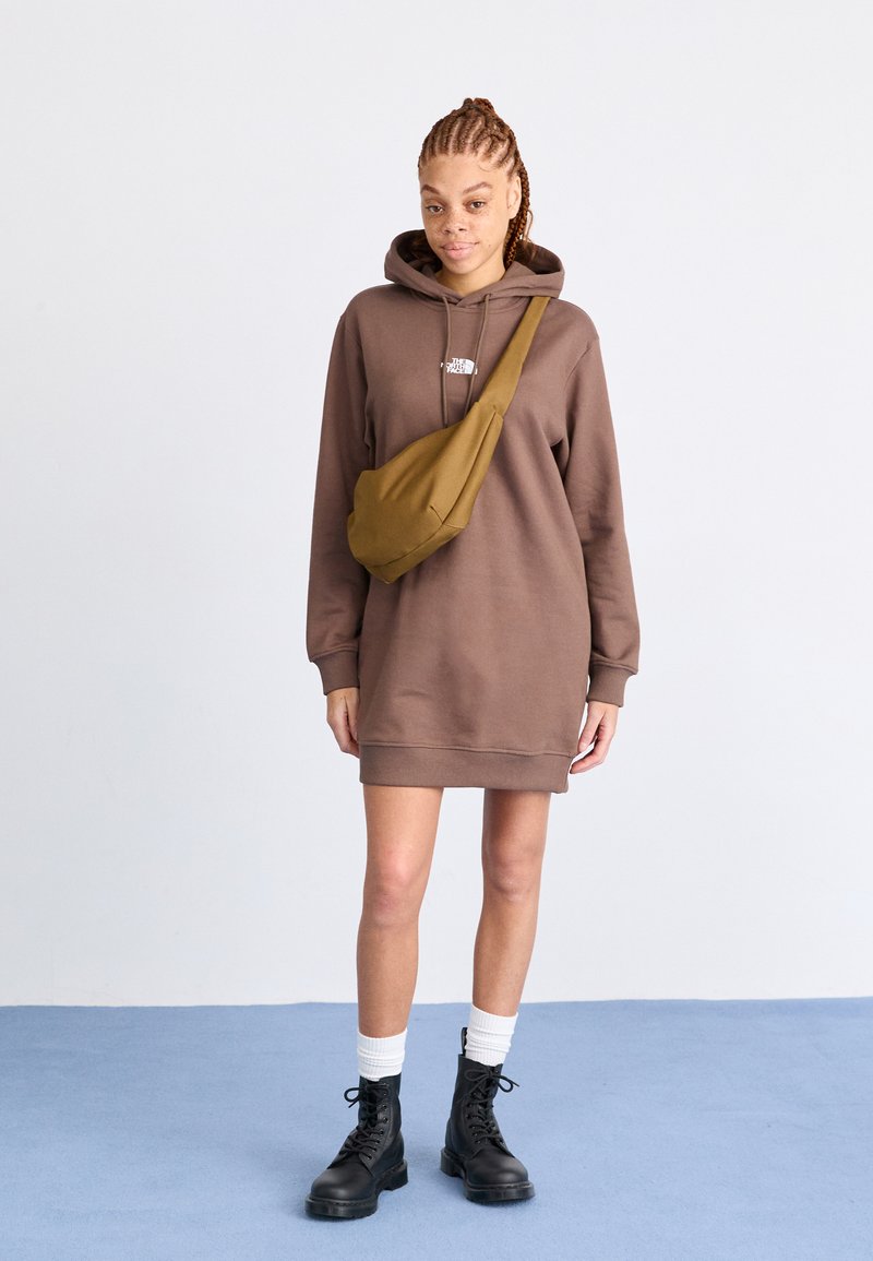 The North Face ZUMU HOODED DRESS - Day dress - smokey brown/brown 