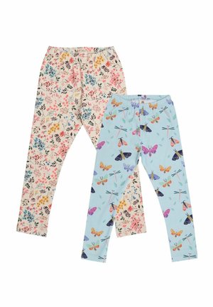 Walkiddy, MINI FLOWERS-LEGGINGS 2PACK - Leggings - Trousers - green