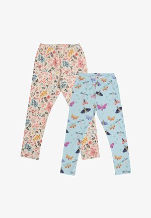 Walkiddy, MINI FLOWERS-LEGGINGS 2PACK - Leggings - Trousers - green
