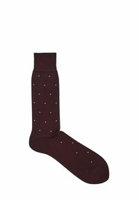 Reiss MARIO SPOT POLKA DOT - Strømper - bordeaux