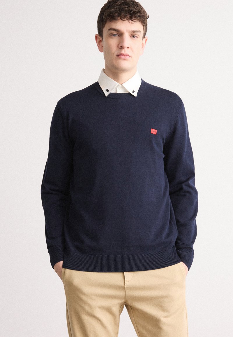 HUGO - SAN CASSIUS - Jumper - navy, Enlarge