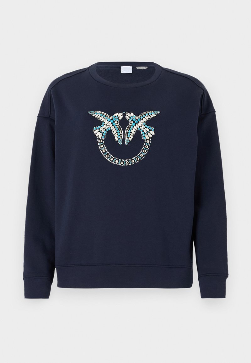 Felpa scollo a barchetta con stampa - Donna | Bershka