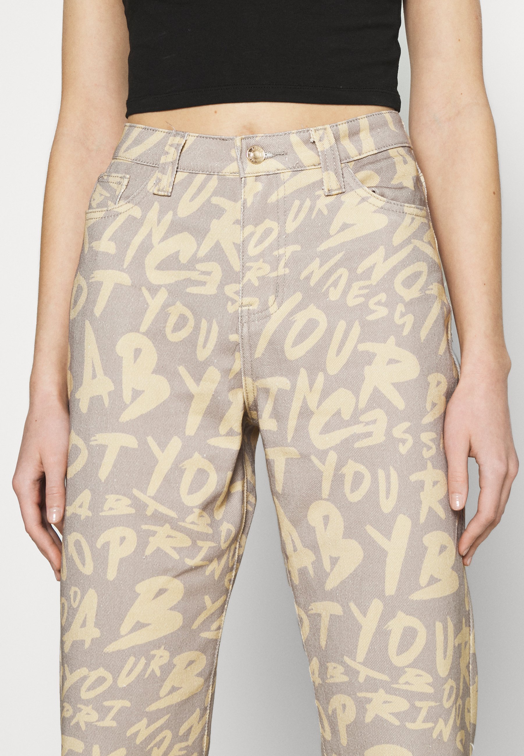 Jaded London BOYFRIEND FIT GRAFFITI 