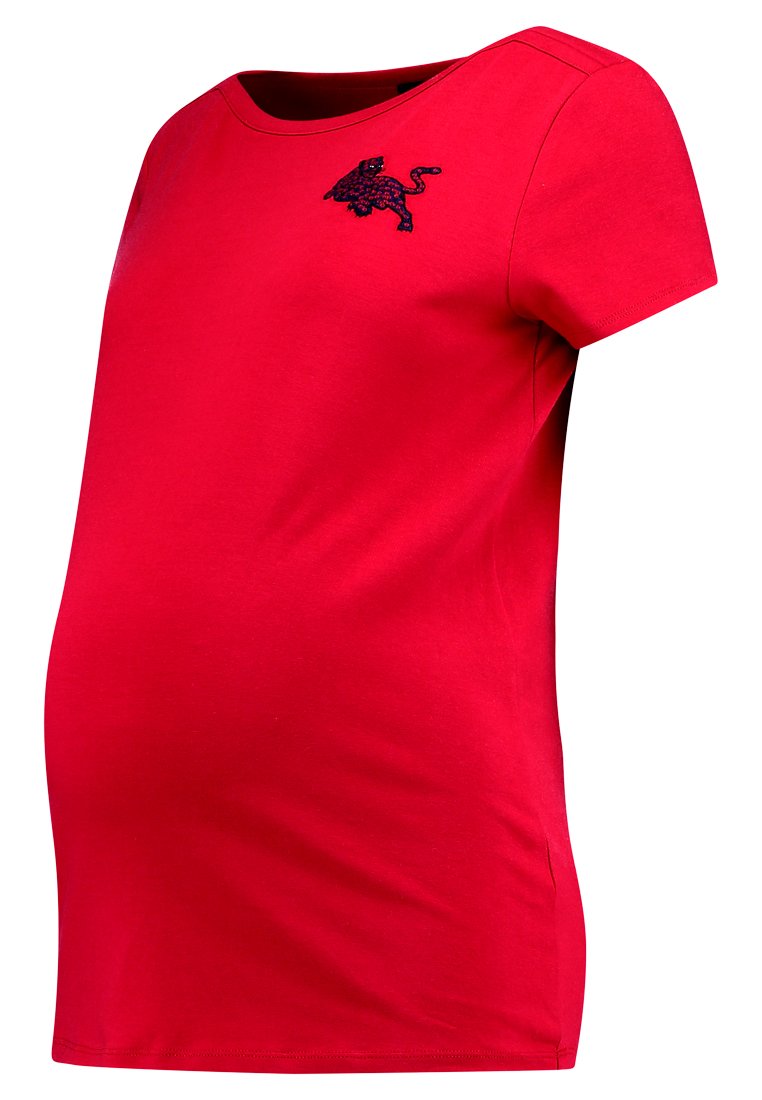 Supermom T-shirt print donkerrood