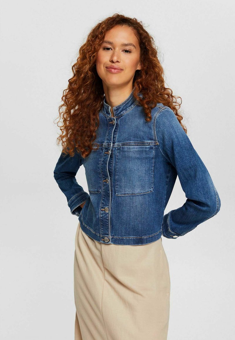 Esprit Collection Denim jacket blue medium wash/blue denim Zalando.ie