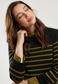 Armor lux BENODET - Robe pull - noir fir green