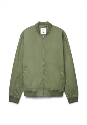 CON ZIP A UNITA - Giubbotto Bomber - salvia