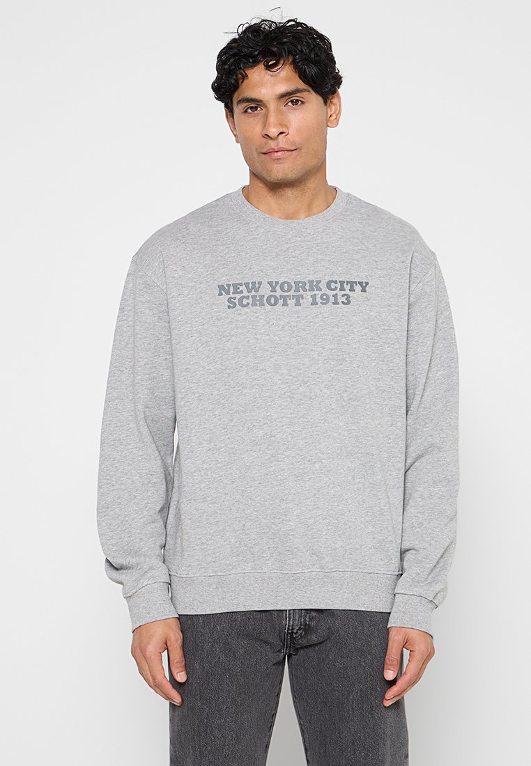 Schott Sweater lichtgrijs