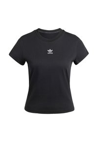 SLIM - T-shirt imprimé - black