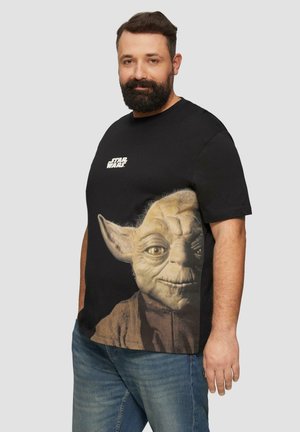 s.Oliver MIT STAR WARS - T-shirt print - schwarz