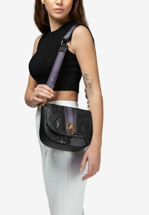 V73 BORSA A SPALLA IRIS - Borsa a tracolla - nero