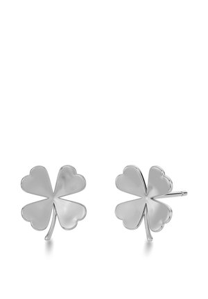 LUCKY CLOVER STUDS - Kõrvarõngad - steel