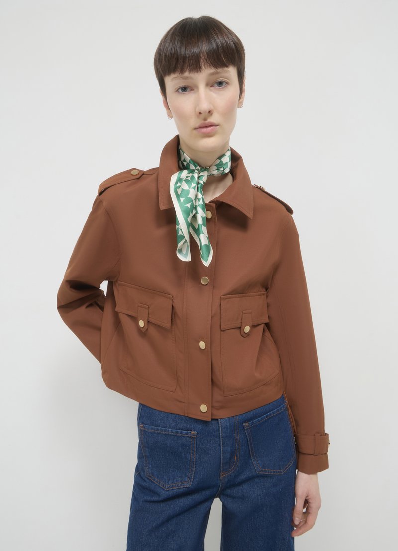 Calliope BOTTONI ORO - Giacca leggera - marrone
