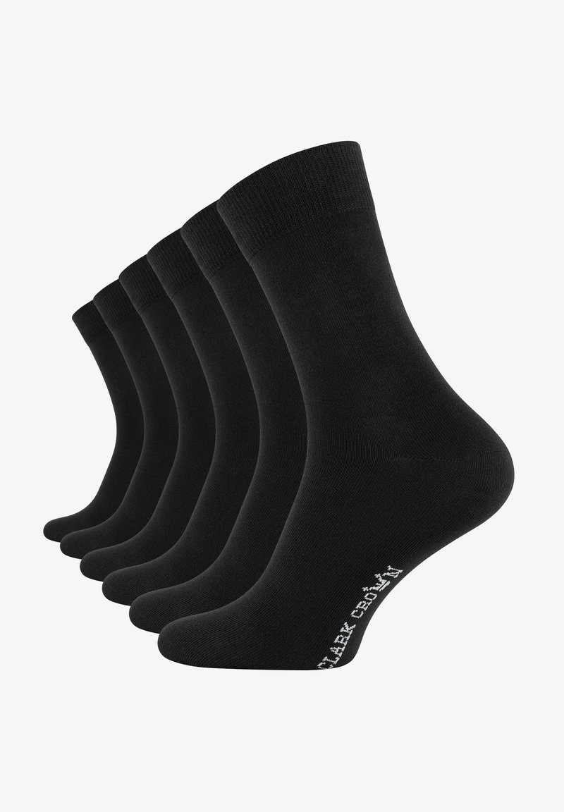 Clark Crown 6 PACK - Calze - schwarz