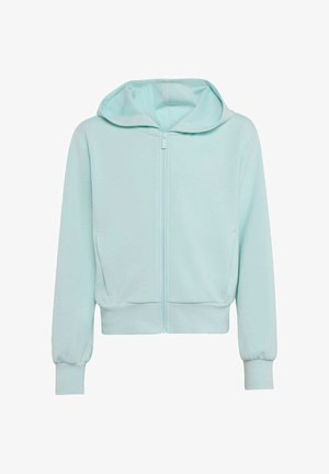 adidas Sportswear, ADIDAS SPORTSWEAR ADIDAS GIRLS FULL ZIP HOODIE TRACK TOP - Sudadera con cremallera - halo mint