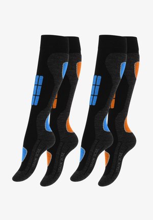 Stark Soul 2 PAAR - Chaussettes hautes - blau orange