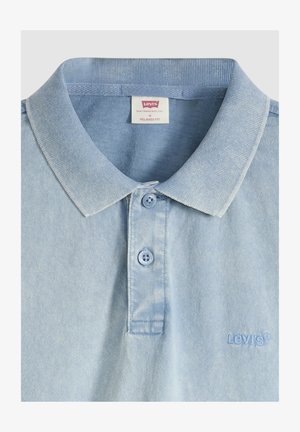 Levi's®, AUTHENTIC POLO - Pikeepaita - garment dye stormy sea - blues