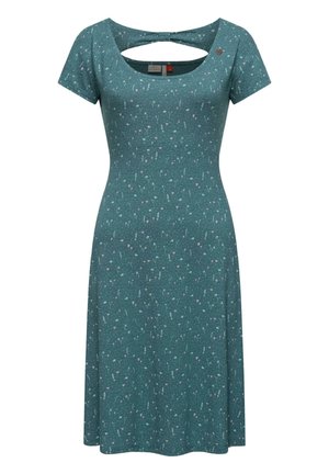 SOMMER LUNNGO - Vestito di maglina - dark green