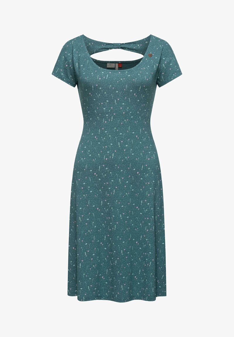 Ragwear - SOMMER LUNNGO - Jerseyklänning - dark green, Förstora