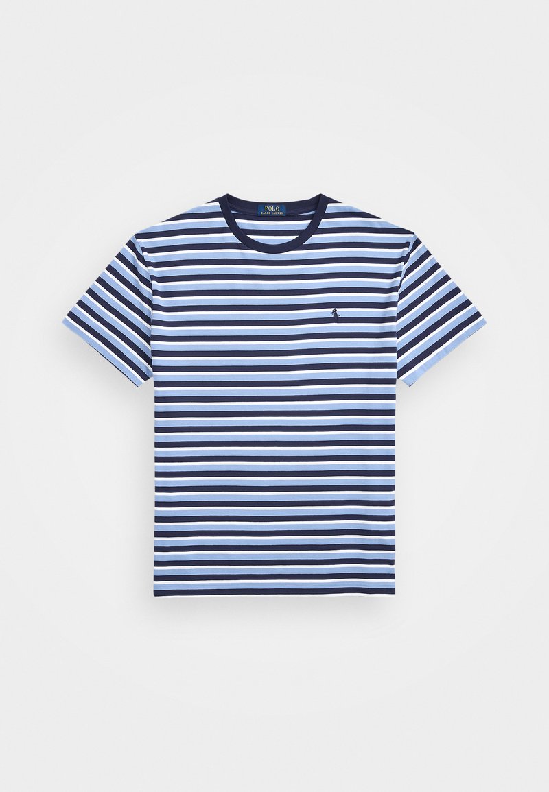 Polo Ralph Lauren CLASSIC FIT STRIPED JERSEY T-SHIRT - Print T-shirt - campus blue