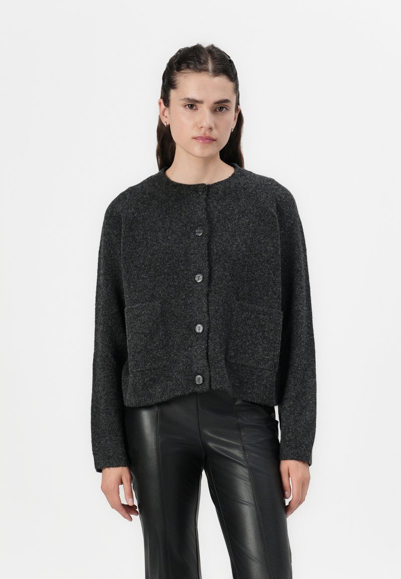 ONLY ONLPIEMONTE CARDIGAN - Neuletakki - dark grey