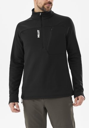 SENECA  - Fleece jumper - black