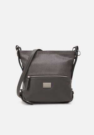 ELIN CROCHETCROSS BAG - Torba preko tijela - dark grey