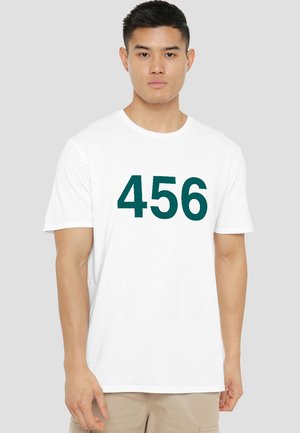 NETFLIX SQUID GAME PLAYER 456 - Print T-shirt - white
