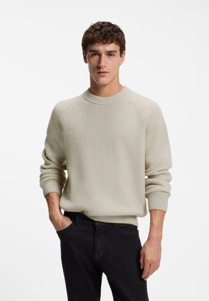 BOSS, KEPLER - Trui - light beige
