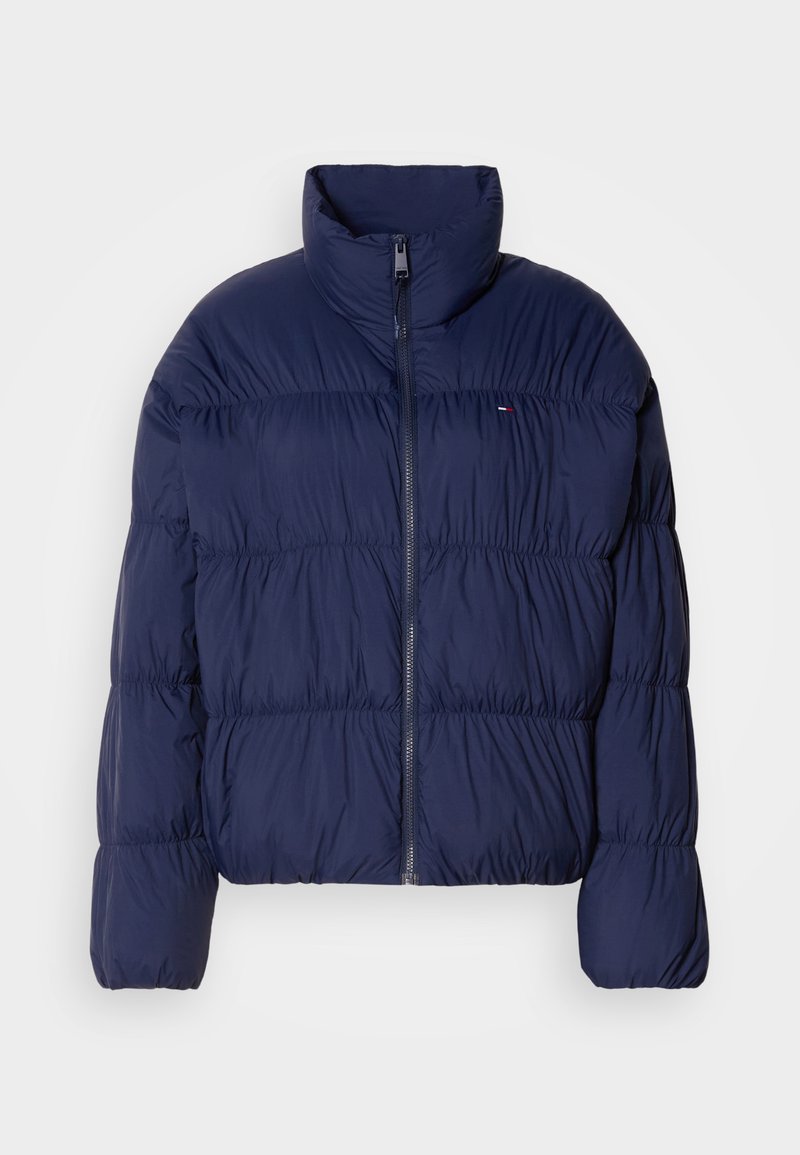 Tommy Jeans Gewatteerde jas donkerblauw