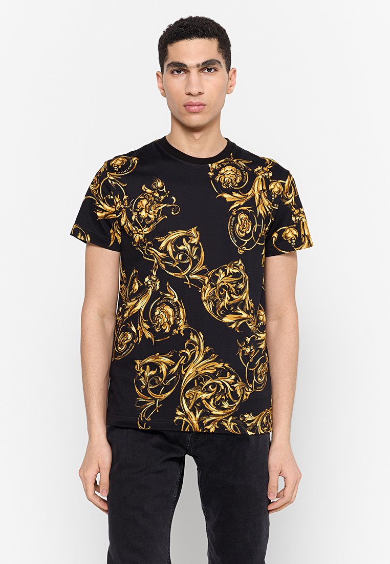 Versace Jeans Couture T-shirt print zwart Versace Jeans Couture T-shirt print zwart