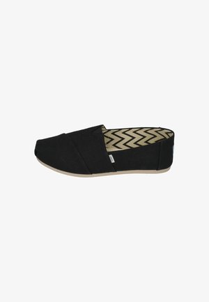 TOMS, ALPARGATA WIDE HERITAGE - Slip-ons - black wide heritage canvas