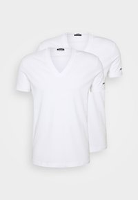 NEW BASIC V NECK 2 PACK - Tílko - white