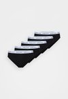 LOGO BRIEF 5 PACK - Īsās apakšbikses - black
