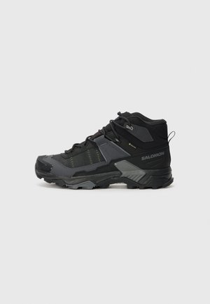 X ULTRA 5 MID WIDE GTX - Pantofi drumeție - black/asphalt/castlerock