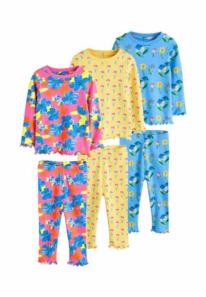 3 PACK SET - Nachtwäsche Set - pink blue bright floral