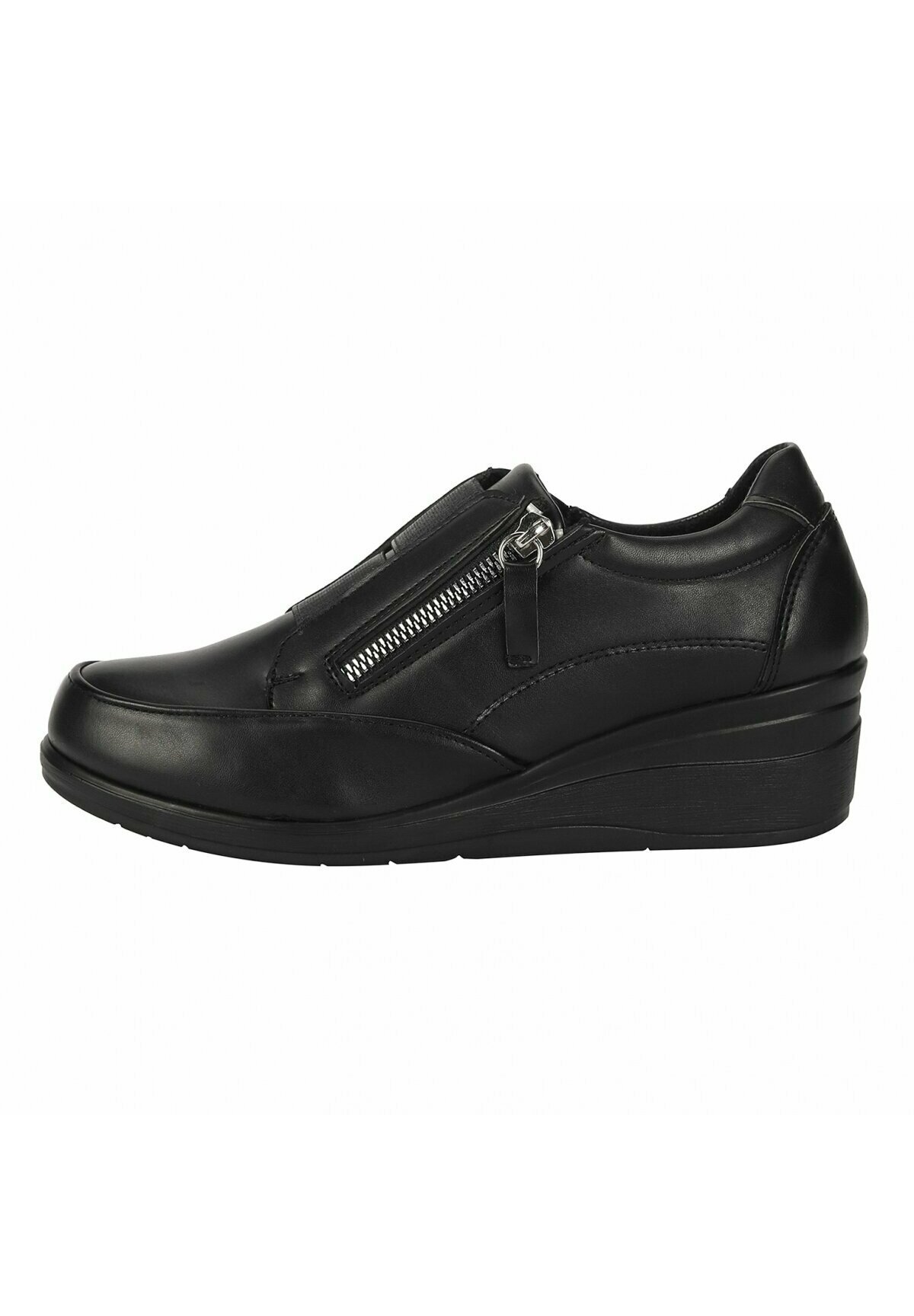 Polaris Botines de cuña - black/negro - Zalando.es