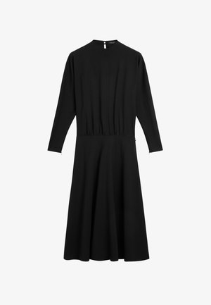 Massimo Dutti, LONG SLEEVE MIDI DRESS - Jurk - black