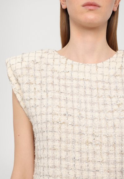 Iro XUNG - Blusa - ecru/silver