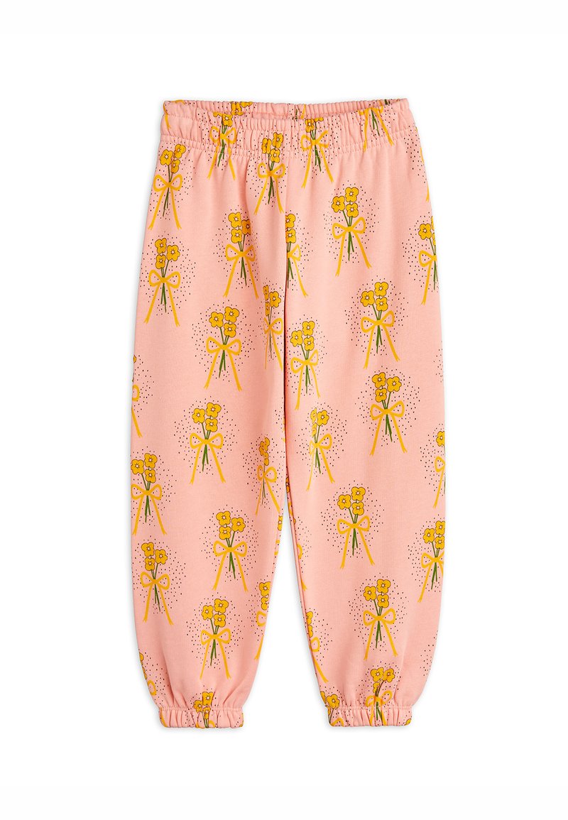 Mini Rodini WINTER FLOWERS UNISEX - Pantalones deportivos - pink