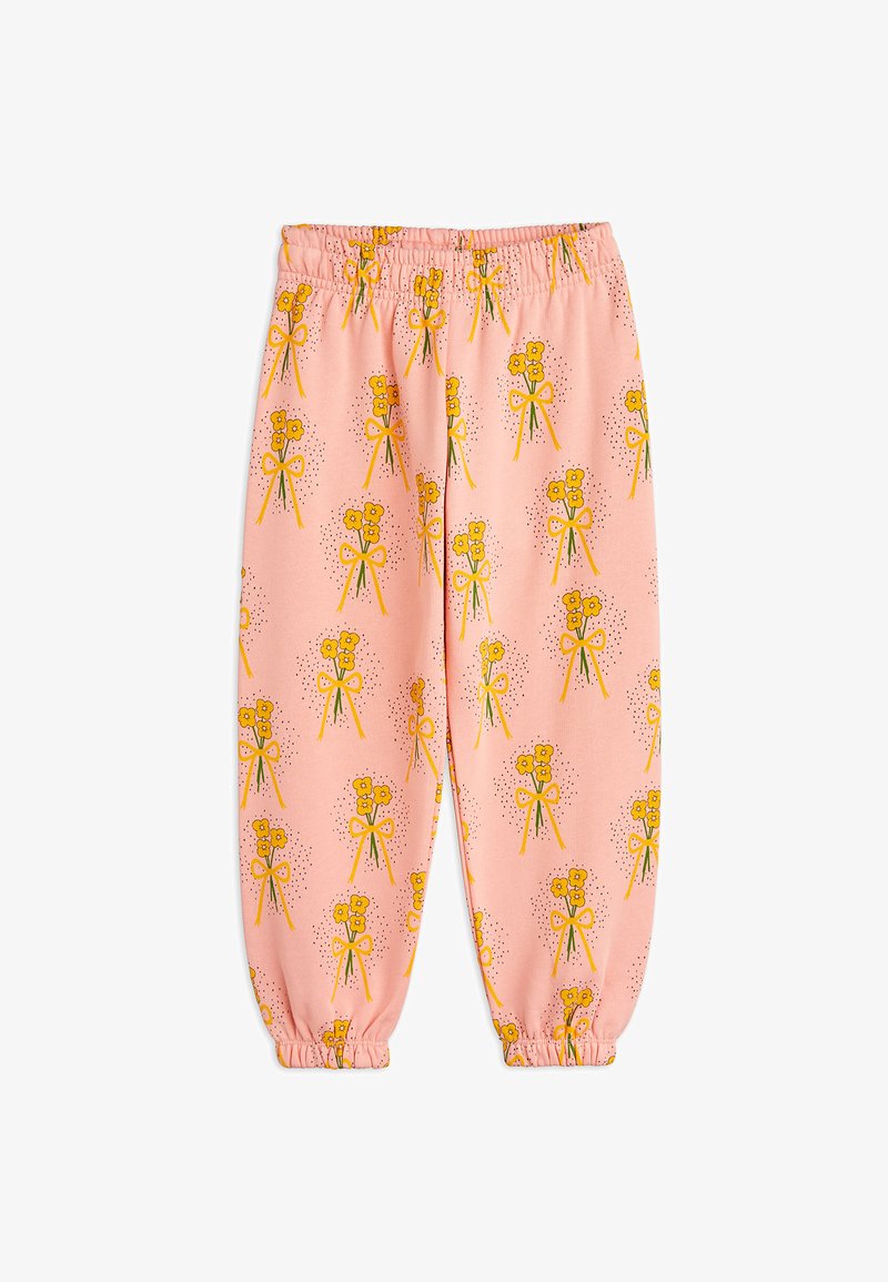 Mini Rodini WINTER FLOWERS UNISEX - Pantalones deportivos - pink
