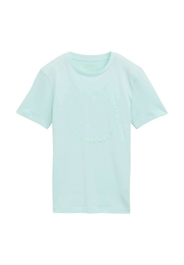 T-Shirt print - light pastel turquoise