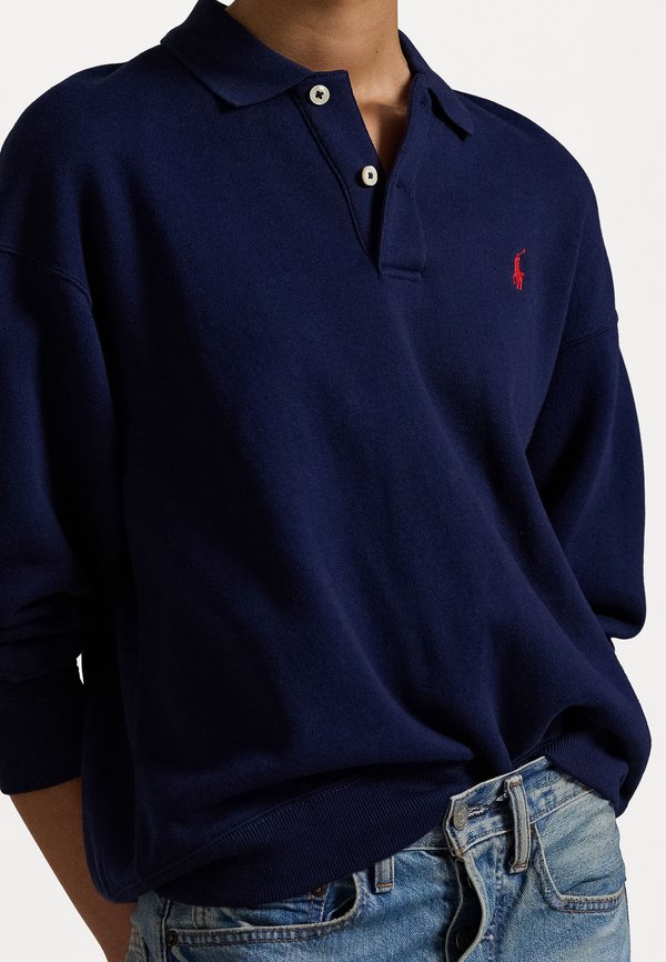 POLO COLLAR FLEECE PULLOVER - Sweatshirt3