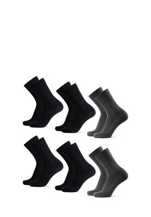 6 PACK CLASSIC - Calze - black/grey