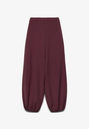 Calliope, PANTALONE LUNGO TINTA UNITA - Trousers - prugna