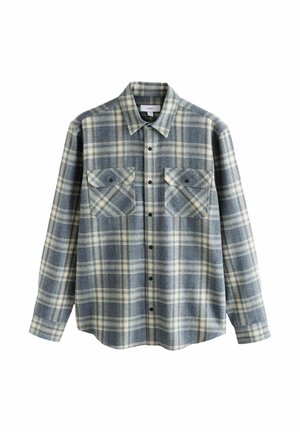 REGULAR FIT - LONG SLEEVE CHECK - Pluus - blue